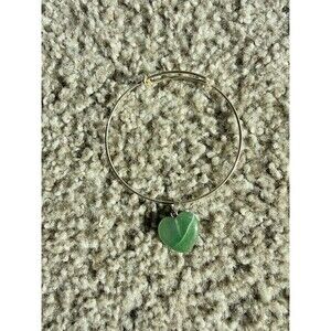 green jade heart bracelet